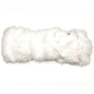 Women's Faux Fur Headband White Brand New w/ out Tags Size Small